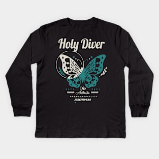 Holy Diver greatest   Heavy Metal Kids Long Sleeve T-Shirt